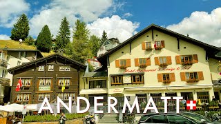 Andermatt Switzerland 4K  One of the most beautiful Swiss Alpine villages [upl. by Beniamino]