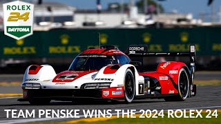 Team Penske Wins The 2024 Rolex 24 [upl. by Llennaj]