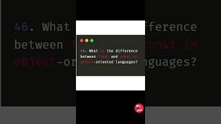 Difference between final and const in objectoriented languages [upl. by Eatnuahs]