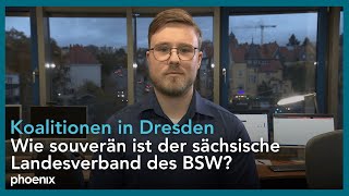 Sachsen Parteienforscher Janek Treiber zur Regierungsbildung und möglichen Koalitionen  221024 [upl. by Ynes]