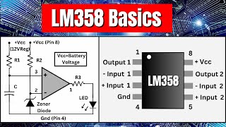 LM358  LM358 Basics [upl. by Attirb]