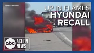 Hyundai recalls over 44K SUVs over fire risk [upl. by Ahsiuq]