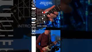 Behold Our God by Sovereign Grace Music Electric Guitar Tutorial worshiptutorials worshipmusic [upl. by Chretien]