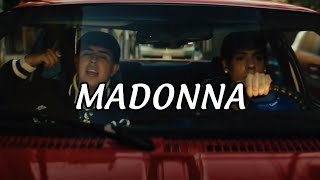 Madonna  Natanael Cano amp Oscar Maydon Letra Lyrics [upl. by Laith921]