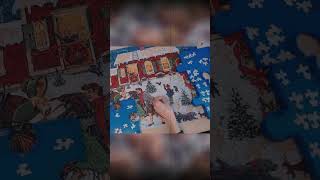 Bits amp Pieces Of A Snowy Scene 🧩🤩timelapse puzzle [upl. by Brana]