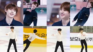 enhypen park sunghoon figure skating tiktok favourite compilation 🥺 [upl. by Neerhtak600]