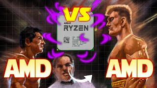 Que CPU es mas Potente  AMD Ryzen 9 5950X  5900XT  5900X  Ryzen 7 5800X3D  5800X  5700X [upl. by Prospero]