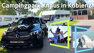 ⭐️⭐️⭐️⭐️ Knaus Campingpark  Campen in Koblenz am Deutschen Eck  CampingplatzBericht [upl. by Lymann]