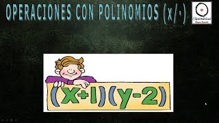 Álgebra  Operaciones Básicas con Polinomios Multiplicación 1104 [upl. by Ludvig]