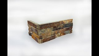 Terracotta Ledgestone Corner video [upl. by Hanford]