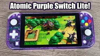 DIY Clear Atomic Purple Nintendo Switch Lite [upl. by Heffron]