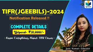 TIFR Exam JGEEBILS2024  Complete Details [upl. by Agnimod526]