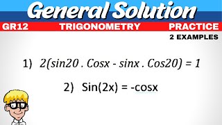 General solution grade 12 Trigonometry [upl. by Antonino]