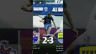 HASIL PERSIB VS LION CITY SAILOR LEG 2 [upl. by Aicilef]