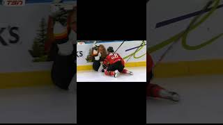 Connor Geekie game misconduct 11 seconds in to the game hockey highlights sports worldjuniors [upl. by Aip]