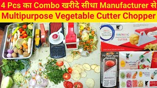 Vegetable Cutter Chopper All in One  Multipurpose Cutter  Slicer  Dicer  Grater  Peeler [upl. by Joris]