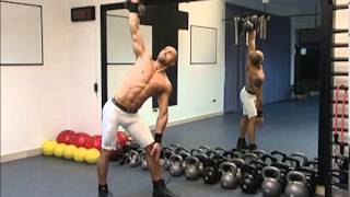 Kettlebell Exercise For Obliques Kettlebell Windmill [upl. by Oniuqa]