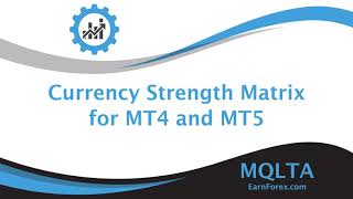 Currency Strength Matrix Indicator for MT4 and MT5 [upl. by Hooge]