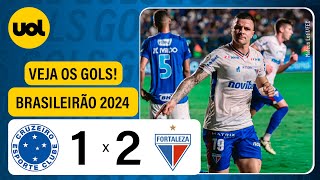 CRUZEIRO 1 X 2 FORTALEZA  BRASILEIRÃO 2024 VEJA OS GOLS [upl. by Rik]