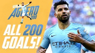 Sergio Agüero  All 200 Man City Goals [upl. by Ciro213]