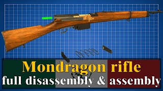 Mondragon rifle full disassembly amp assembly [upl. by Gnilrad]