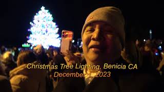 Benicia CA Christmas Tree Lighting Day [upl. by Hibben259]