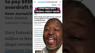 CFPB fines Navy Federal Credit Union navyfederalcreditunion cfpb classaction [upl. by Anayi]