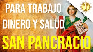 Oración a San Pancracio para conseguir trabajo rápido DINERO Y SALUD✝️ [upl. by Arema]