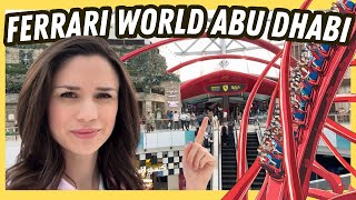 Ferrari world Abu Dhabi Why you need to prepare before going 🏎️ [upl. by Nyret]