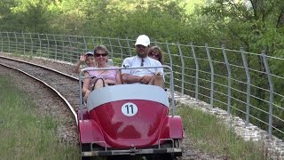 VELORAIL en Ardèche railbike [upl. by Filippo]