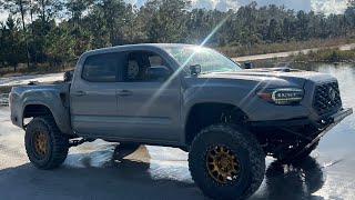 Toyota Tacoma rear long travel kit in action [upl. by Koh]