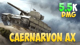 Caernarvon AX  6 Kills 55K DMG  Reliable  World Of Tanks [upl. by Coppins]