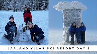 Lapland Day 3  Dec 2021  Snow Elf Hotel Snow Activities amp Yllas Ski Resort [upl. by Yerg]