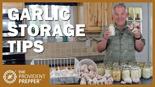 Tips on Growing Peeling and Preserving Garlic for LongTerm Storage [upl. by Dyrraj]