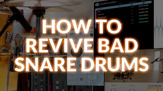 How To Revive Bad Sounding Snare Drums [upl. by Shipman]