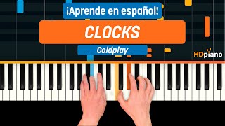 Aprende a tocar quotClocksquot de Coldplay  Tutorial de Piano 1ª parte [upl. by Adnicul149]