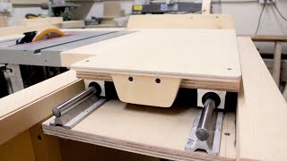 Sliding Table For The Table Saw ➲ DIY WoodWorking For Aug16 [upl. by Ramed]