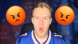 Buffalo Bills fan reaction to BLOWOUT LOSS vs Baltimore Ravens [upl. by Ardnekal]