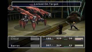 Final Fantasy 7 PC  Guard ScorpionReno Fight  World Map Retex HD [upl. by Anselme]