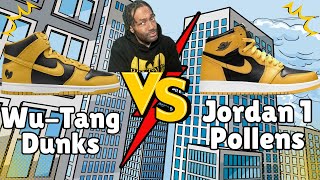 Wu Tang Dunks Vs Jordan 1 Pollens [upl. by Theo924]