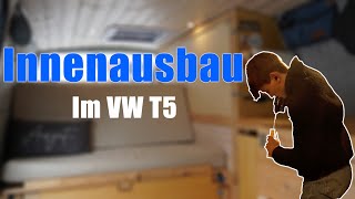 Klappbett im VW T5  Innenausbau im Van  Bus Bau Part 2 [upl. by Ahsak]