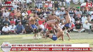 FINAL MATCH 2024  Calgary Friends Kabaddi Cup  Canada Kabaddi [upl. by Jedd]