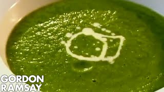 Minted Pea and Watercress Veloute  Gordon Ramsay [upl. by Burnside]