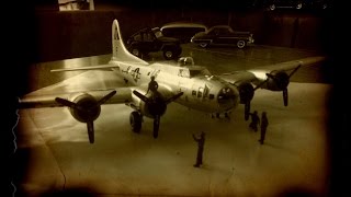 B17G Flying Fortress Revell Model 148 scale build [upl. by Natty90]