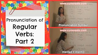 Pronunciation Regular Verbs  Part 2 [upl. by Jenkel]