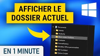 Windows 11  Développer jusquau dossier actif dans lExplarateur de fichiers [upl. by Nolahp688]