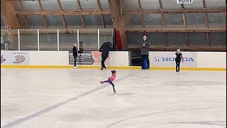 Mia Kam 6 Years Old Double Salchow Jump [upl. by Bab]