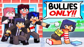 ONE GIRL in an ALL BULLY Minecraft School [upl. by Tsnre771]