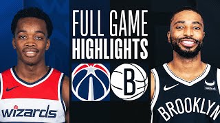 WIZARDS at NETS  FULL GAME HIGHLIGHTS  November 12 2023 [upl. by Haimrej365]