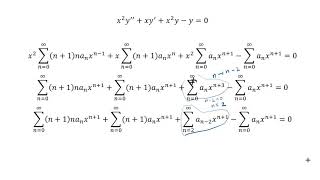 The Frobenius Method  Ordinary Differential Equations  Lecture 28 [upl. by Kenji]